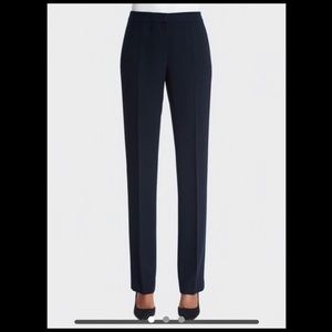Lafayette 148 New York Designer Navy Slacks Size 4